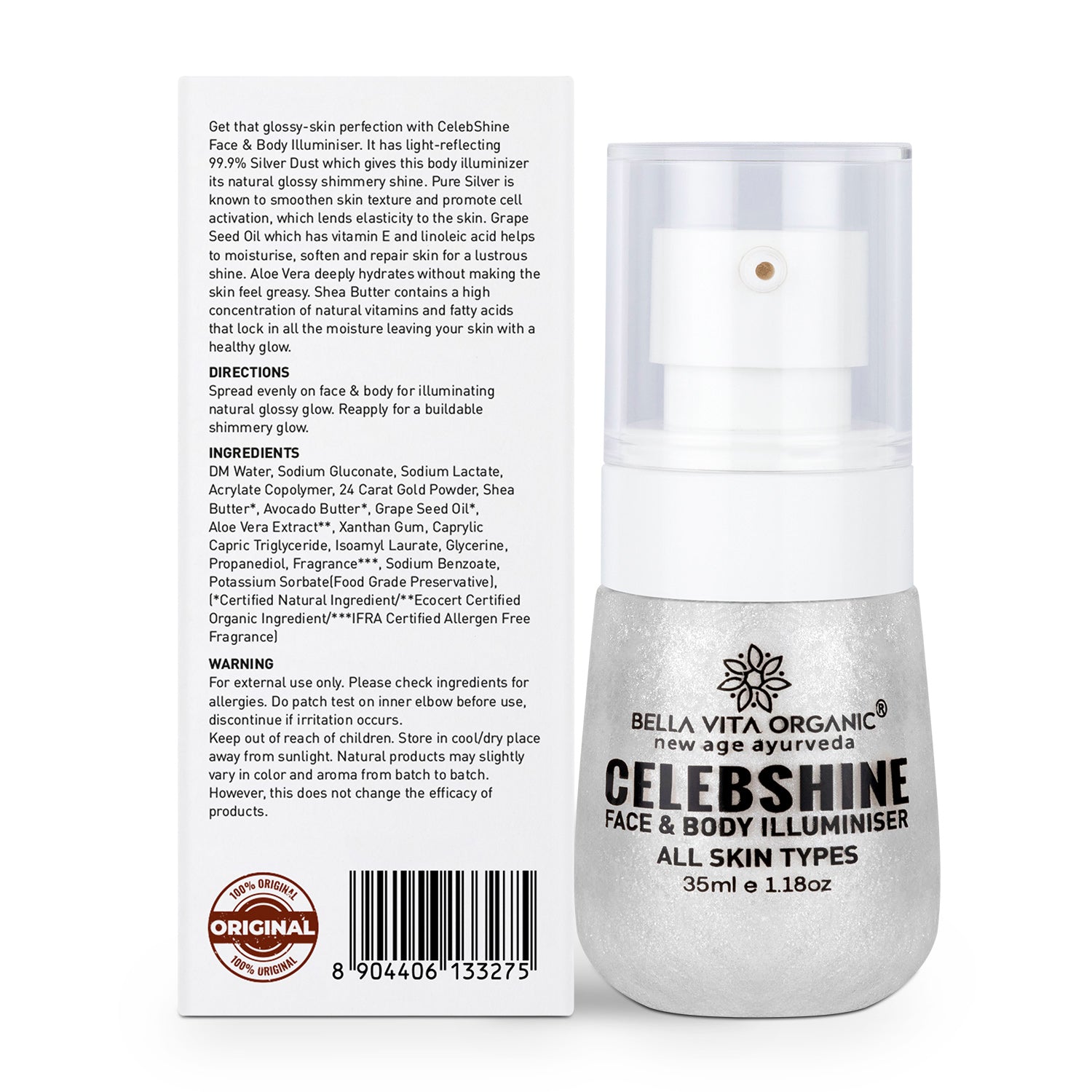 Celeb Shine Body Lotion Nude - 35ml