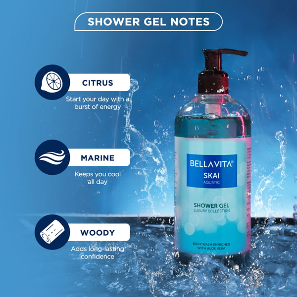 SKAI Aquatic Shower Gel - 500ml