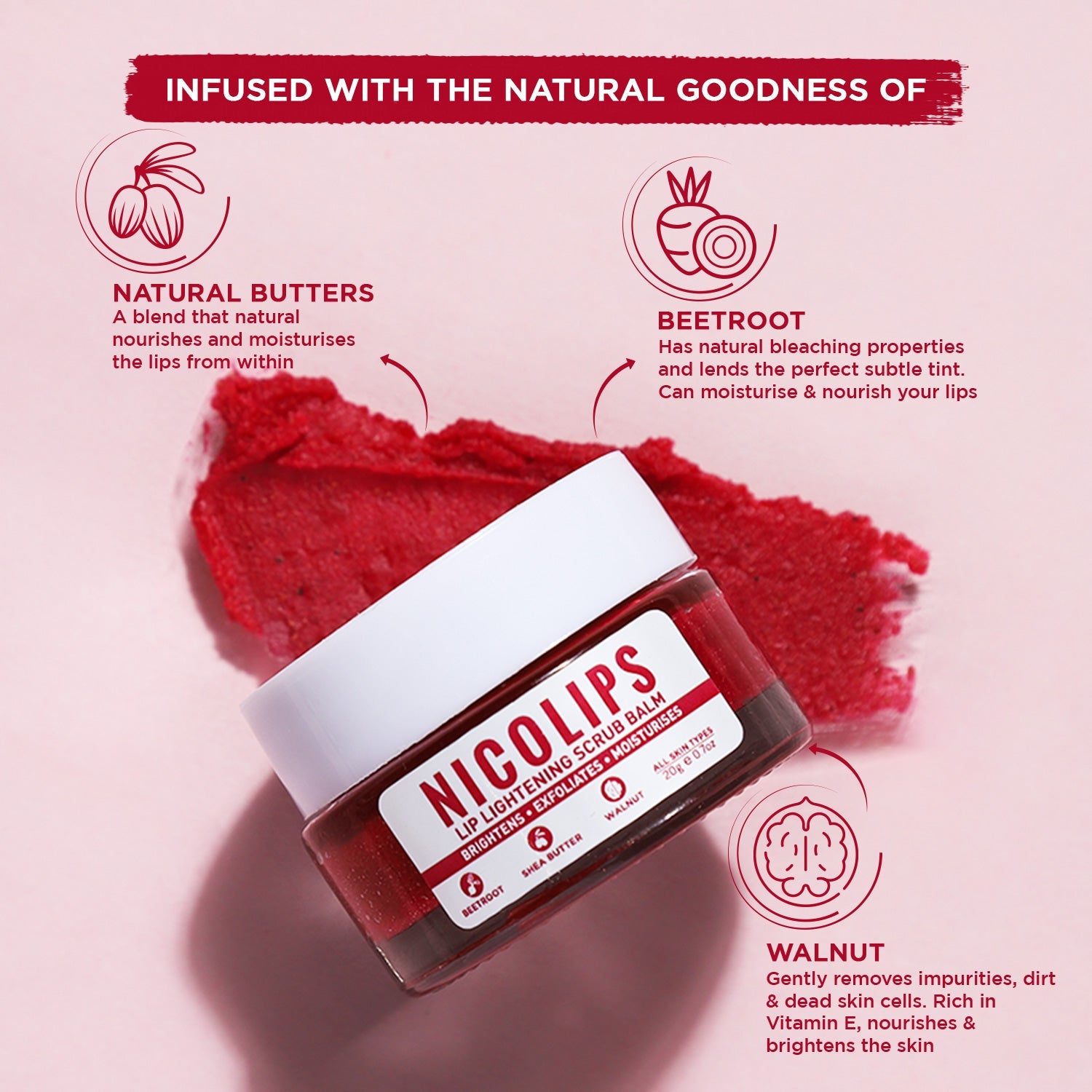 NicoLips Lip Brightening Scrub